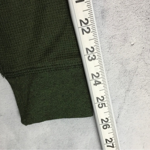 NEW Old Navy Thermal Shirt Mens Small Green Soft-washed Waffle Long Sleeve NWT - Picture 9 of 9